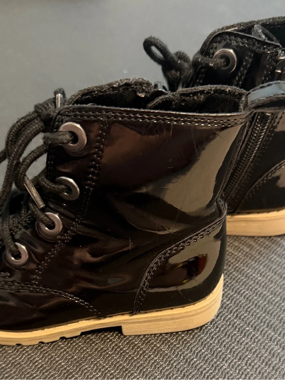 Old Navy Black Combat Boots